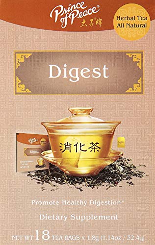 Book Cover Prince of Peace Digest Tea, 18 Tea Bags – Digestion Tea – Traditional Medicinal Tea – Prince of Peace – Digest Tea Bags – Licorice Root Tea – Herbal Tea