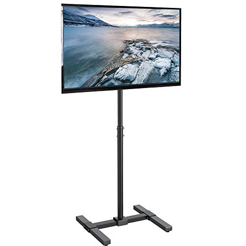 Book Cover VIVO TV Floor Stand for 13 to 42 inch Flat Panel LED LCD Plasma Screens, Portable Display Height Adjustable Mount STAND-TV07
