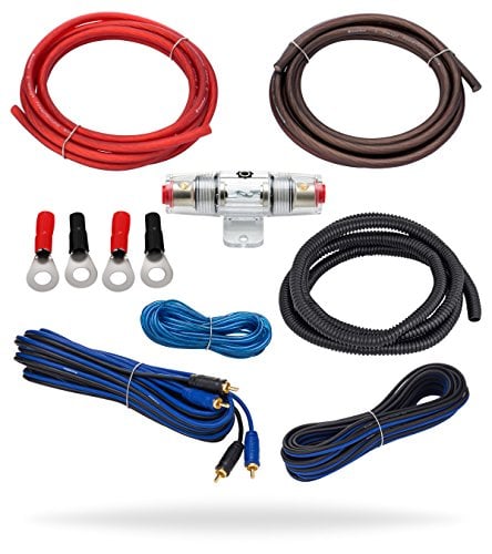 Book Cover InstallGear Dual 8 Gauge Amp Wiring Kit | Amp Kit with Amplifier Installation Wiring True Spec and Soft Touch Wire | 8 Gauge Wire, 8 Gauge Amp Kit, Amplifier Wiring Kit, Sub Wiring Kit