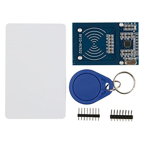 Book Cover HiLetgo RFID Kit - Mifare RC522 RF IC Card Sensor Module + S50 Blank Card + Key Ring for Arduino Raspberry Pi