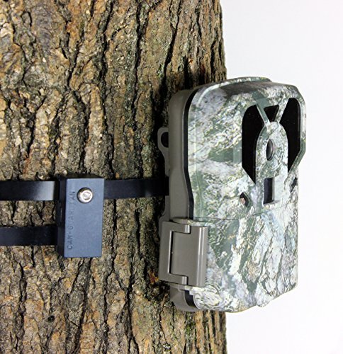 Book Cover Trail Camera Lock by Guardian - Game Cam Tree Mount Holder Accessory and Heavy Duty Metal Security Locking Strap To Replace Lockbox and Reduce Theft (48 inch 1 pack)