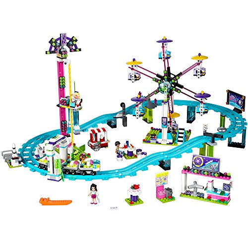 Book Cover LEGO Friends 41130 Amusement Park Roller Coaster Building Kit (1124 Piece)