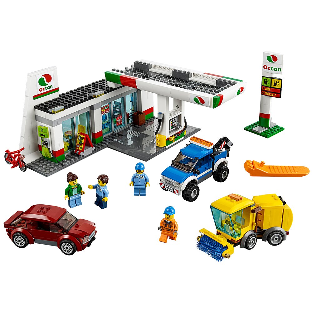 Book Cover LEGO City Town 60132 Service Station Building Kit (515 Piece)