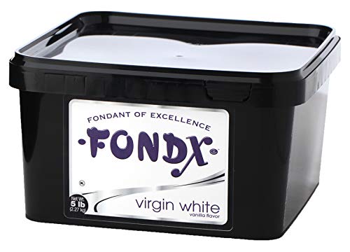 Book Cover FONDX Fondant, Vanilla Flavor, White, 5 lb