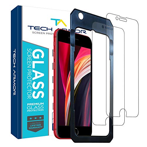 Book Cover Tech Armor Ballistic Glass Screen Protector for Apple iPhone SE 2020 / iPhone 6 / 6S, iPhone 7, iPhone 8 (4.7