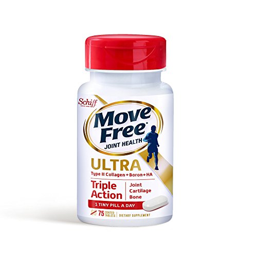 Book Cover Move Free Type II Collagen, Boron & HA Ultra Triple Action Tablets, Move Free (75 Count In A Bottle) 1 ea ( Pack of 2)