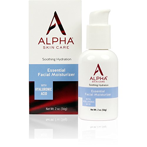 Book Cover Alpha Skin Care - Essential Facial Moisturizer, with Hyaluronic Acid| Fragrance-Free and Paraben-Free| 2-Ounce (Packaging May Vary)