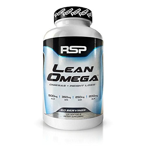 Book Cover RSP LeanOmega Fish Oil CLA Capsules, High EPA & DHA Omega-3 + CLA for Heart Health, Joint Support & Weight Management Support, 120 ct