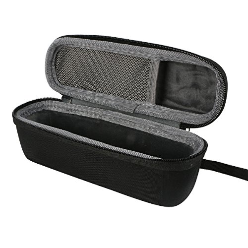 Book Cover co2crea Hard Travel Case for Anker SoundCore 1/2 / Motion B Portable Outdoor Sports Bluetooth Speaker (Black)