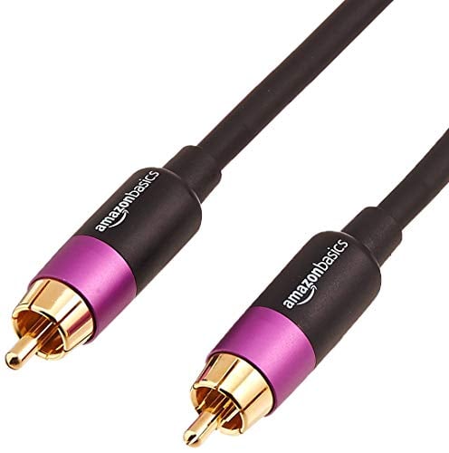 Book Cover AmazonBasics RCA Audio Subwoofer Cable - 35 Feet