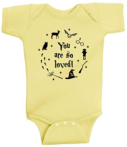 Book Cover BeeGeeTees You are So Loved Cute Baby Romper Boys and Girls Wizard Bodysuit