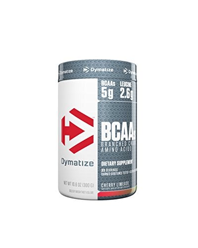 Book Cover Dymatize BCAA Complex 5050 Powder, Promotes Muscle Regeneration, Time Released Aminos, Cherry Limeade, 10.6 Oz