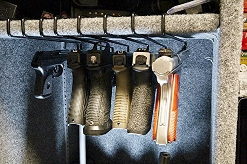 Book Cover Safety Solutions For Gun Storage Pack of 5 Original Pistol Handgun Hangers (Hand made in USA) (5 hangers)