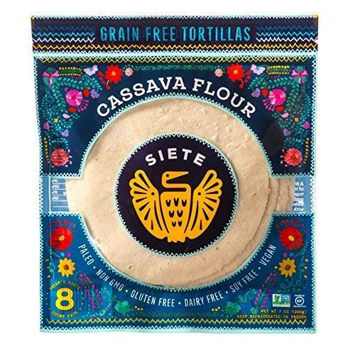 Book Cover Siete Family Foods, Siete Cassava & Coconut Flour Tortillas, Paleo Approved, 7 Ounce