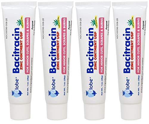 Book Cover Bacitracin Zinc Ointment 1 Oz / 28 G (Pack of 4)