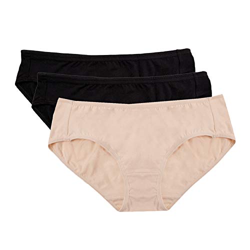 Book Cover Hesta / Rael Women's Organic Cotton Basic Panties/Briefs Underwear 3 Pack