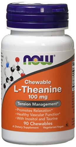 Book Cover 100mg L-Theanine 90 Chewable Tablets