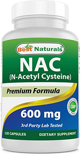 Book Cover Best Naturals NAC - N Acetyl Cysteine 600 mg 120 Capsules - n Acetyl cysteine - Powerful antioxidant