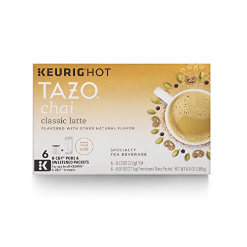 Book Cover Tazo K-Cup for Keurig Brewers, Classic Chai Latte, 24 Count