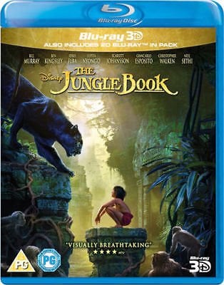 Book Cover The Jungle Book [Blu-ray 3D] [2016]  [Region Free]