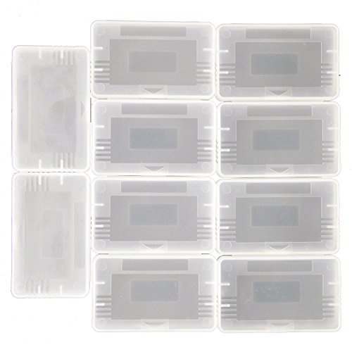 Book Cover Ninthseason 10 Pcs/Lot Clear Plastic Game Cartridge Card Box Case Cover for Game Boy Gba Sp Gbm