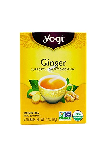 Book Cover Yogi Tea Ginger, Herbal Supplement, Tea Bags, 16 ct (Pack of 2)