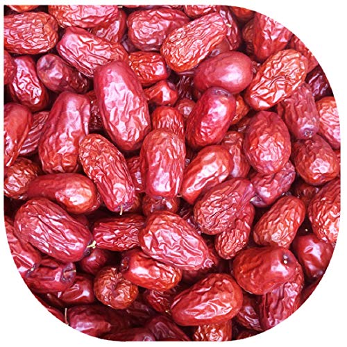 Book Cover 1 Pound (16 oz) Dried Jujube Dates, Chinese Red Dates ,Hand Selected