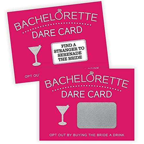 Book Cover Bachelorette Dare Card Party Game, 20 Scratch Off Cards, Bachelorette Party Ideas, Girls Night Out Activity, Bridal Party Game
