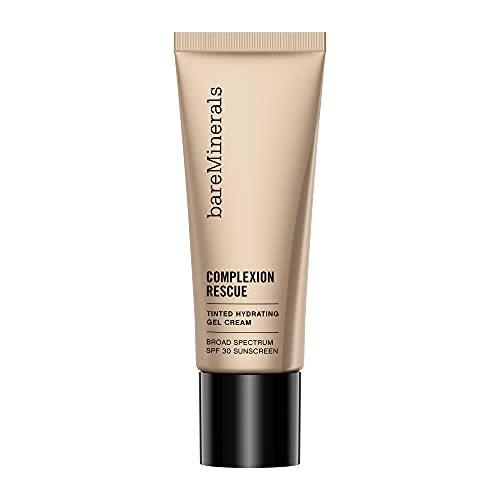 Book Cover bareMinerals Complexion Rescue Tinted Moisturizer for Face with SPF 30 + Hyaluronic Acid, Hydrating Tinted Mineral Sunscreen for Face, Skin Tint, Vegan