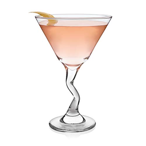 Book Cover Libbey Z-stem 4-Piece Martini Glass Set
