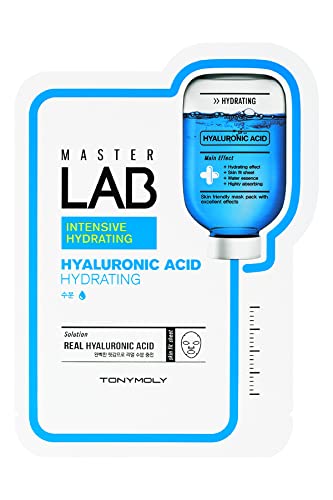 Book Cover Tonymoly Master Lab Mask Sheet, Hyaluronic Acid, 1 Count