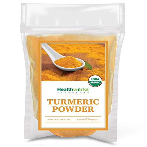 Book Cover Healthworks USDA Certified Organic Raw Turmeric Powder 900g