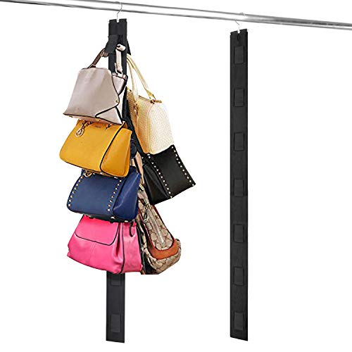 Book Cover Relavel Hanging Purse Organizer Handbag Rack For Closet Storage Holder for Purses Handbags with Hook