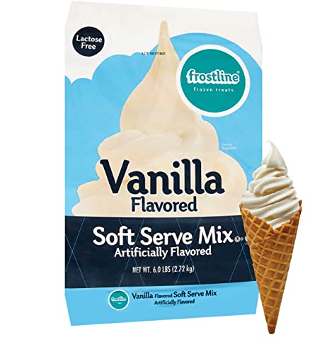 Book Cover Frostline Vanilla Soft Serve Ice Cream Mix, 6 Pounds
