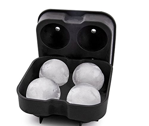 Book Cover Silicone ICE Ball Maker Round Sphere Tray Cube Mold For Whiskey Cocktails Party