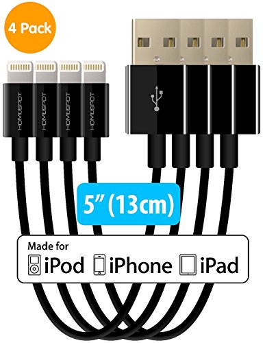 Book Cover HomeSpot 8pin Cable Set Black (4 Pack)