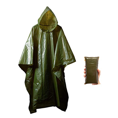 Book Cover Survival General Lightweight Rain Gear Poncho Emergency Survival Cover Shelter Norwegian Military Style