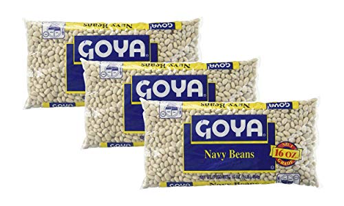 Book Cover Goya Navy Beans 16 Ounces (Pack of 3)