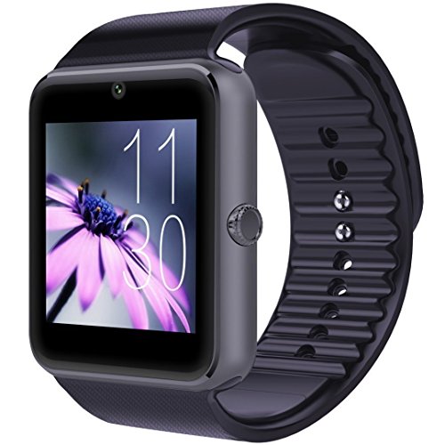 Book Cover CNPGD [U.S. Warranty] All-in-1 Smartwatch and Watch Cell Phone Black for iPhone, Android, Samsung, Galaxy Note, Nexus, HTC, Sony