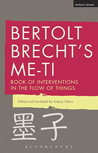 Book Cover Bertolt Brecht's Me-ti: Book of Interventions in the Flow of Things