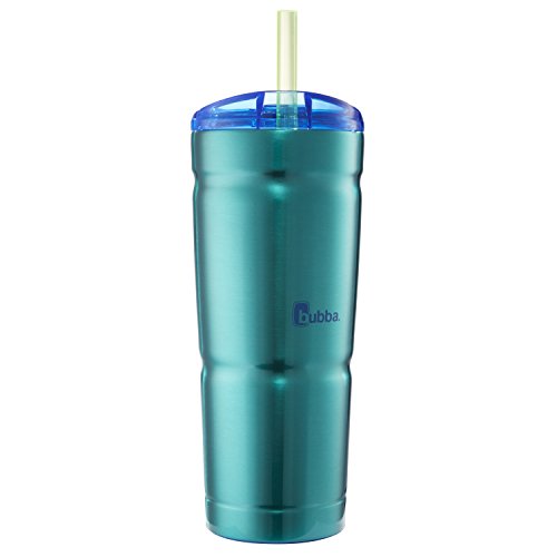 Book Cover Bubba Envy S Vacuum-Insulated Stainless Steel Straw Tumbler, 24 oz. Island Teal