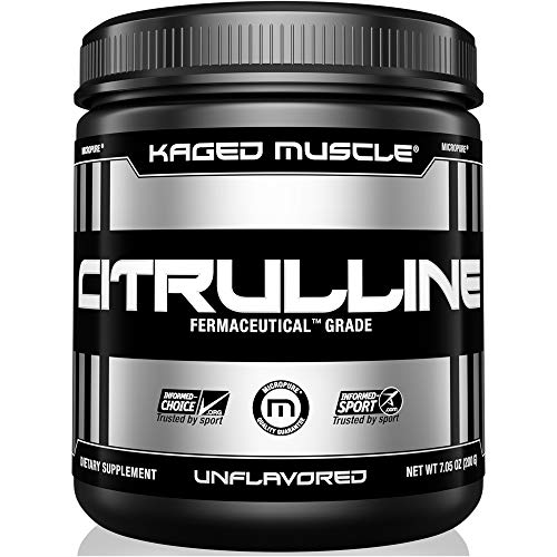 Book Cover KAGED MUSCLE, Premium L-Citrulline Powder, Enhance Muscle Pumps, Improve Muscle Vascularity, Nitric Oxide Booster, Citrulline, Unflavored, 100 Servings