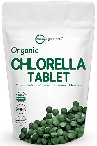 Book Cover Organic Chlorella Supplement, 3000mg Per Serving, 720 Tablets (4 Months Supply), Rich in Minerals, Immune Vitamins, Chlorophyll, Amino Acids, Fatty Acids & Support Immune System, Vegan Friendly