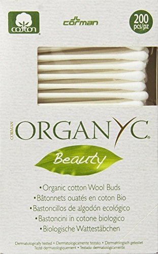Book Cover Organyc Beauty Organic Cotton Swabs - 200 Swabs