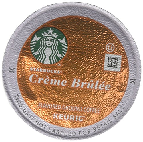 Book Cover 32 Count - Starbucks Creme Brulee Flavored Coffee K-Cups for Keurig K Cup Brewers and 2.0 Brewers
