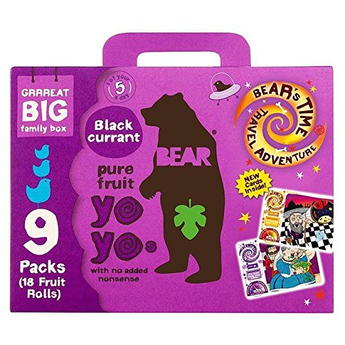 Book Cover Bear Fruit Yoyos Blackcurrant Family Pack - 9 x 20g