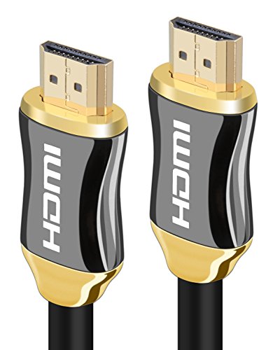 Book Cover KIN&P Ultra High Speed hdmi Cable 6ft 4k HDMI Cables Support Ethernet,3D,4K and Audio Return (ARC) CL3 Function and with 24k Golden Plated Connector - Full Hd [Latest Version]