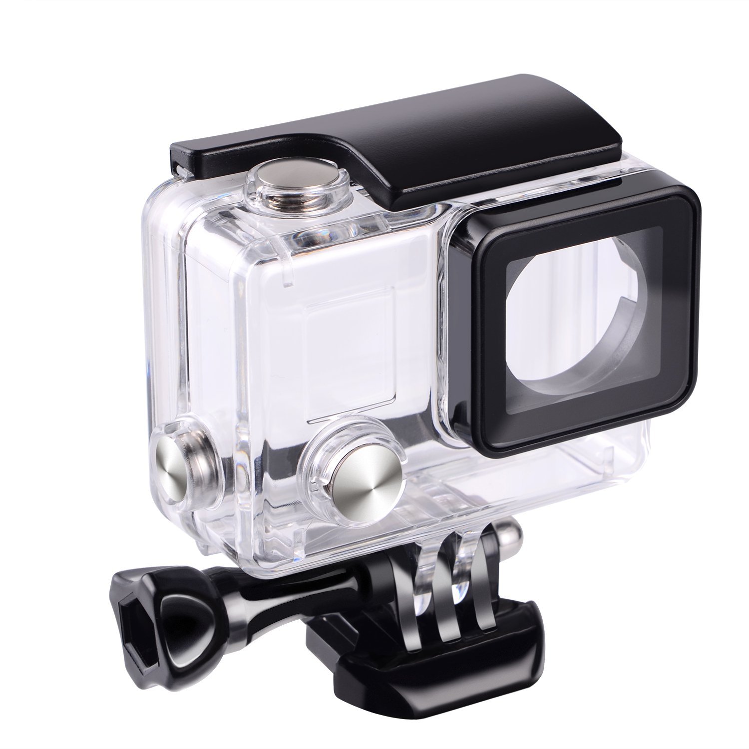 Book Cover Suptig Replacement Waterproof Case Protective Housing for GoPro Hero 4, Hero 3+, Hero3 Outside Sport Camera for Underwater Use - Water Resistant up to 147ft (45m)