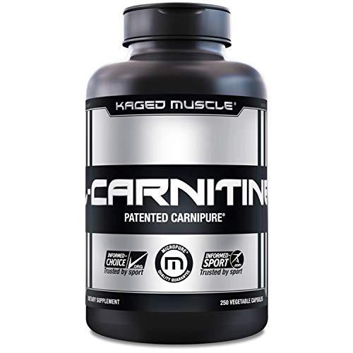 Book Cover Kaged Muscle, Premium L-Carnitine 500 mg, Stimulant Free for Men & Women, Supports Recovery and reduction of post-workout markers of muscle stress and soreness, Carnitine, 250 Veggie Capsules