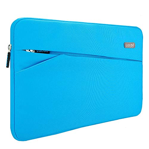 Book Cover Lacdo Laptop Sleeve Case Computer Bag for 14 inch New MacBook Pro A2442 M1 / Old 13 inch MacBook Air Pro 2010-2017/13.5 inch Surface Book 3 2 / Asus Zenbook, HP Dell Acer Lenovo Chrombook, Blue